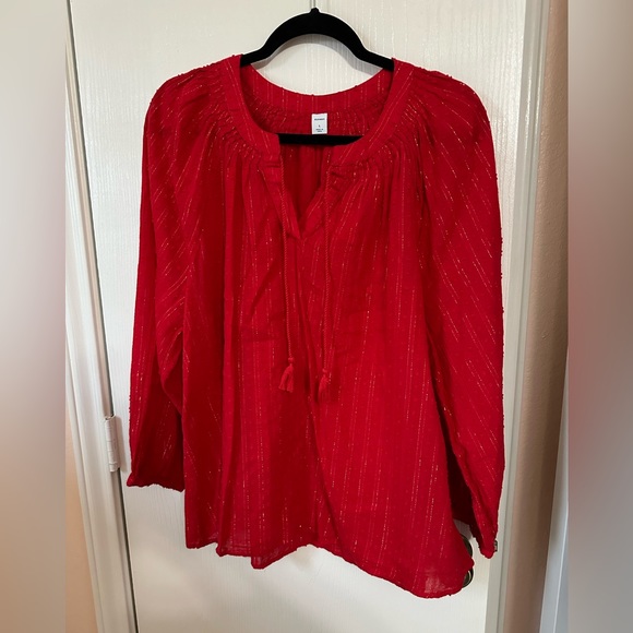 Old Navy Peasant Blouse L - Picture 2 of 7